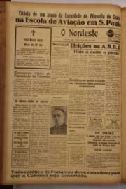 Página do jornal O Nordeste de março de 1948