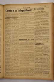 Página do jornal O Nordeste de março de 1948