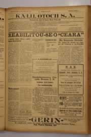 Página do jornal O Nordeste de março de 1948