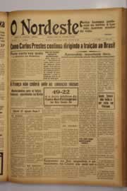 Página do jornal O Nordeste de abril de 1948
