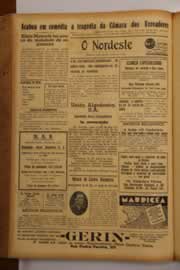 Página do jornal O Nordeste de abril de 1948