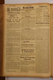 Página do jornal O Nordeste de abril de 1948