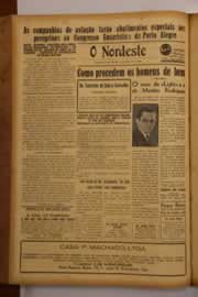 Página do jornal O Nordeste de abril de 1948