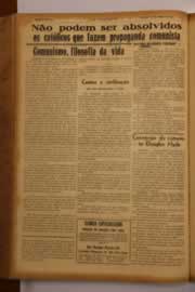Página do jornal O Nordeste de abril de 1948