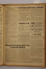 Página do jornal O Nordeste de abril de 1948