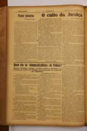 Página do jornal O Nordeste de abril de 1948