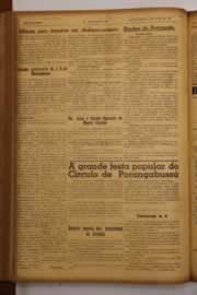 Página do jornal O Nordeste de maio de 1948