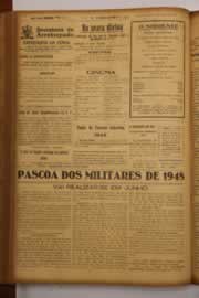 Página do jornal O Nordeste de maio de 1948
