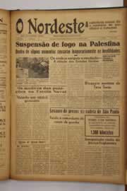 Página do jornal O Nordeste de maio de 1948