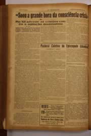 Página do jornal O Nordeste de maio de 1948