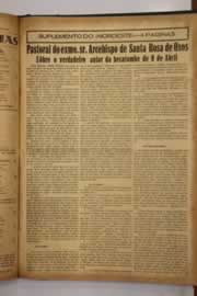 Página do jornal O Nordeste de junho de 1948