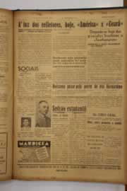 Página do jornal O Nordeste de junho de 1948