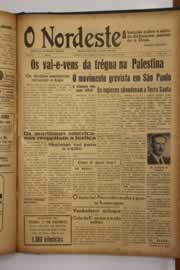 Página do jornal O Nordeste de junho de 1948