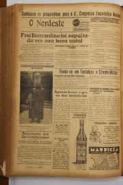 Página do jornal O Nordeste de junho de 1948