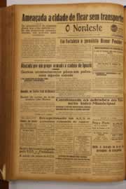 Página do jornal O Nordeste de junho de 1948