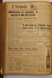 Página do jornal O Nordeste de junho de 1948