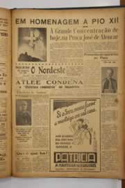 Página do jornal O Nordeste de junho de 1948