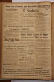 Página do jornal O Nordeste de julho de 1948
