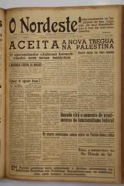 Página do jornal O Nordeste de julho de 1948