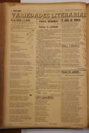 Página do jornal O Nordeste de julho de 1948