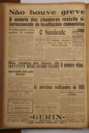 Página do jornal O Nordeste de julho de 1948