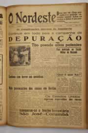 Página do jornal O Nordeste de agosto de 1948