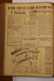 Página do jornal O Nordeste de setembro de 1948