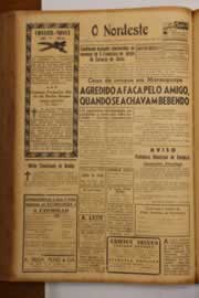Página do jornal O Nordeste de setembro de 1948