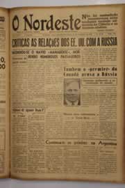Página do jornal O Nordeste de setembro de 1948