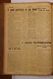 Página do jornal O Nordeste de setembro de 1948
