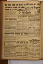 Página do jornal O Nordeste de outubro de 1948