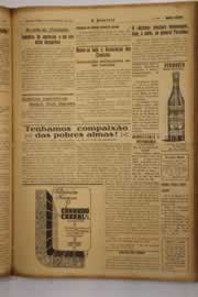 Página do jornal O Nordeste de outubro de 1948