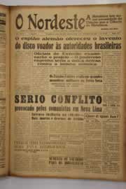 Página do jornal O Nordeste de novembro de 1948