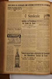 Página do jornal O Nordeste de novembro de 1948