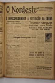 Página do jornal O Nordeste de novembro de 1948