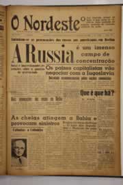 Página do jornal O Nordeste de dezembro de 1948