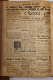 Página do jornal O Nordeste de dezembro de 1948