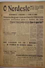 Página do jornal O Nordeste de janeiro de 1949