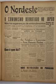 Página do jornal O Nordeste de janeiro de 1949