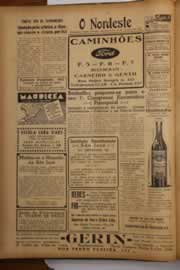 Página do jornal O Nordeste de janeiro de 1949