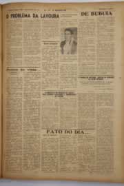 Página do jornal O Nordeste de fevereiro de 1949