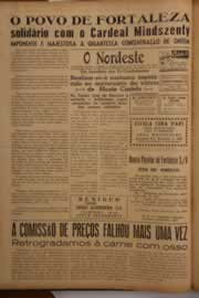 Página do jornal O Nordeste de fevereiro de 1949