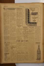 Página do jornal O Nordeste de março de 1949