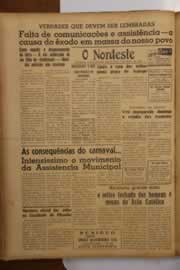 Página do jornal O Nordeste de março de 1949