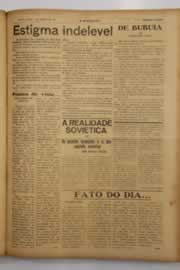 Página do jornal O Nordeste de março de 1949