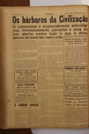 Página do jornal O Nordeste de março de 1949