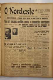 Página do jornal O Nordeste de março de 1949