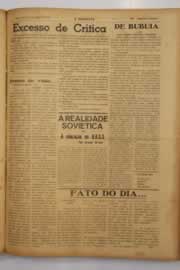 Página do jornal O Nordeste de março de 1949