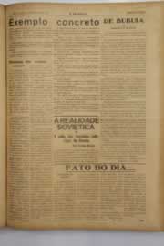 Página do jornal O Nordeste de março de 1949