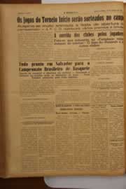 Página do jornal O Nordeste de março de 1949